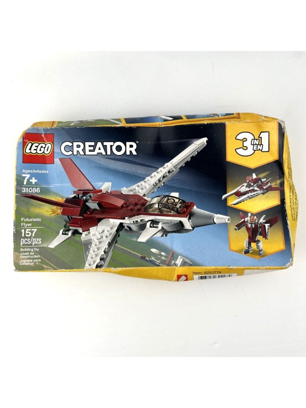 LEGO 31086 Futuristic Flyer 3 in 1 Creator 157 Pieces Sealed *Damaged Box*